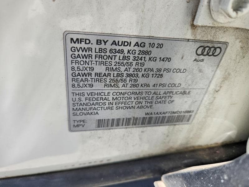 2021 AUDI Q7 PREMIUM 14