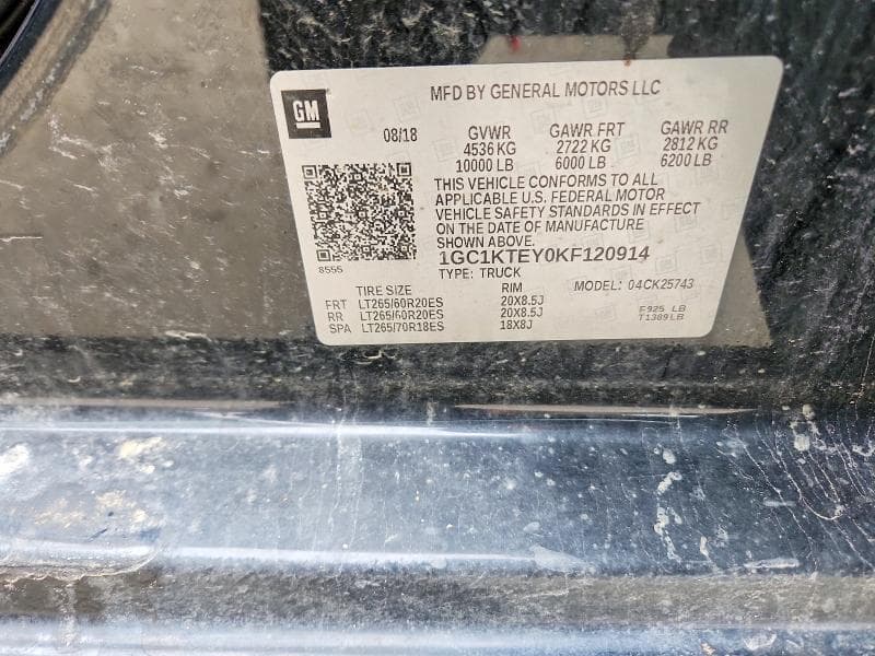 2019 CHEVROLET SILVERADO K2500 HEAVY DUTY LTZ K2500 HEAVY DUTY LTZ 13