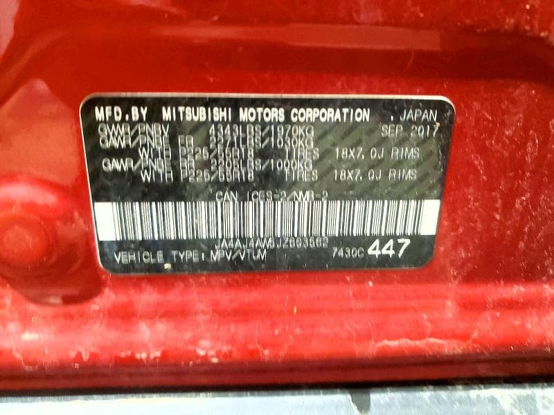 2018 MITSUBISHI RVR SE LIMITED 14