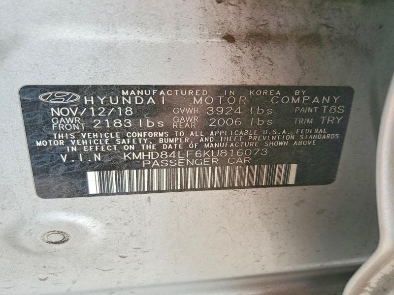 2019 HYUNDAI ELANTRA SEL 13