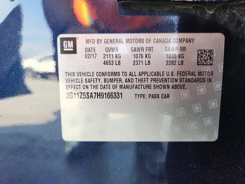 2017 CHEVROLET IMPALA LS 13