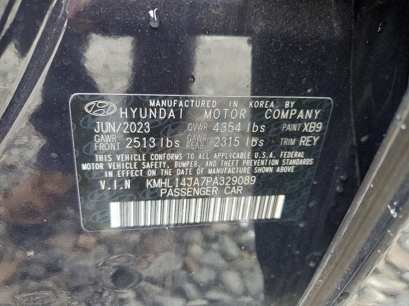 2023 HYUNDAI SONATA SEL 12