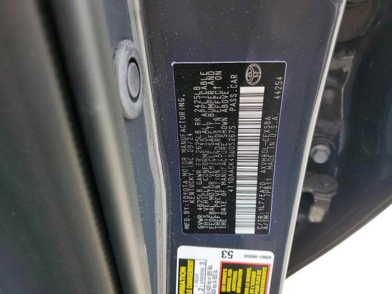 2025 TOYOTA CAMRY SE 13