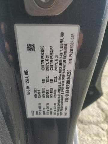 2022 TESLA MODEL 3 12