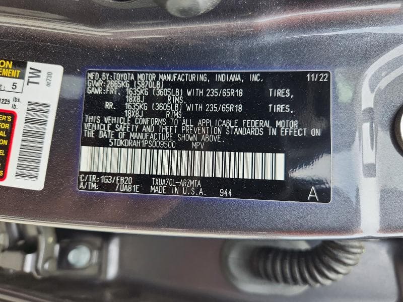 2023 TOYOTA HIGHLANDER XLE XLE 14