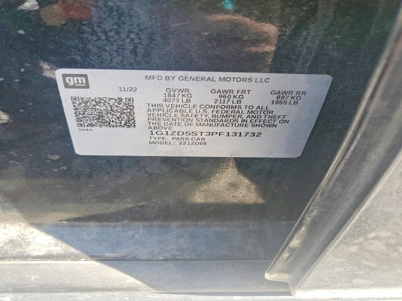 2023 CHEVROLET MALIBU LT 12
