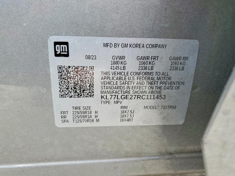 2024 CHEVROLET TRAX 1RS 14