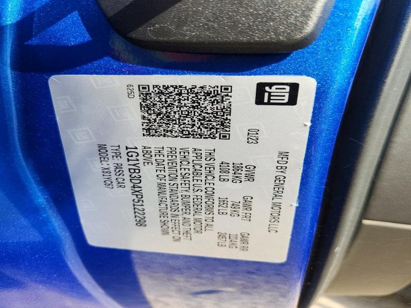 2023 CHEVROLET CORVETTE STINGRAY 2LT 12