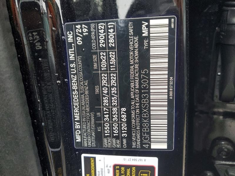 2025 MERCEDES-BENZ GLE 63 S 4MATIC AMG 63 S 4MATIC AMG 14
