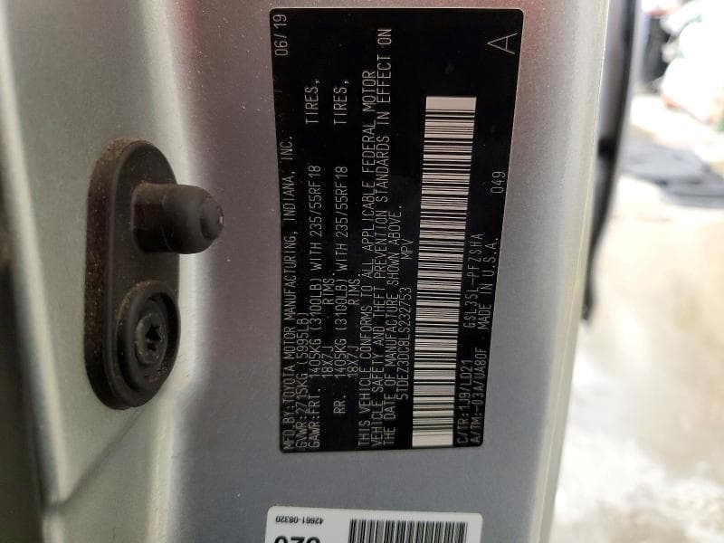 2020 TOYOTA SIENNA SE 7-PASSENGER SE 7-PASSENGER 14