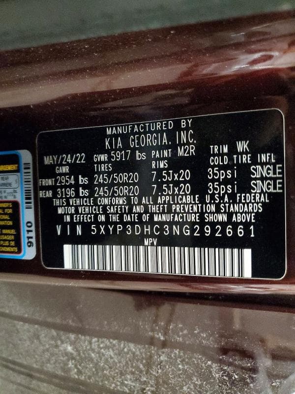 2022 KIA TELLURIDE EX EX 13
