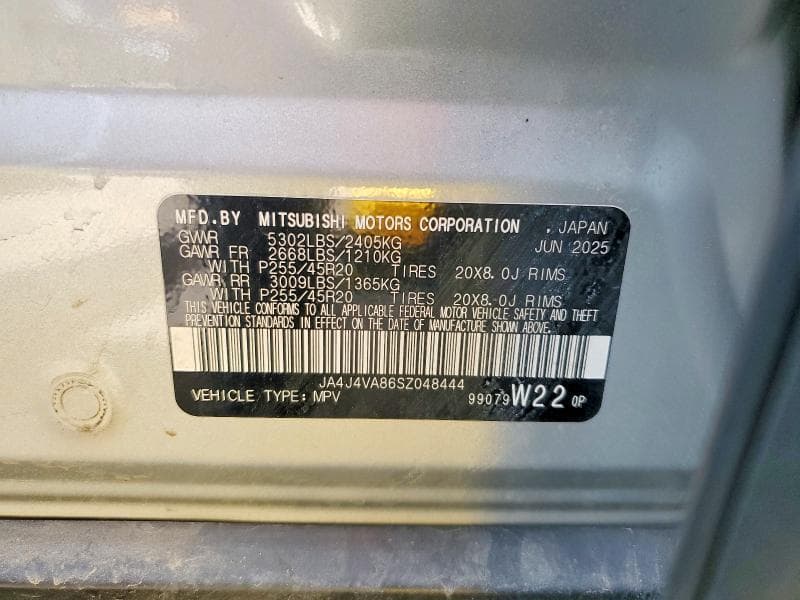 2025 MITSUBISHI OUTLANDER SE 13