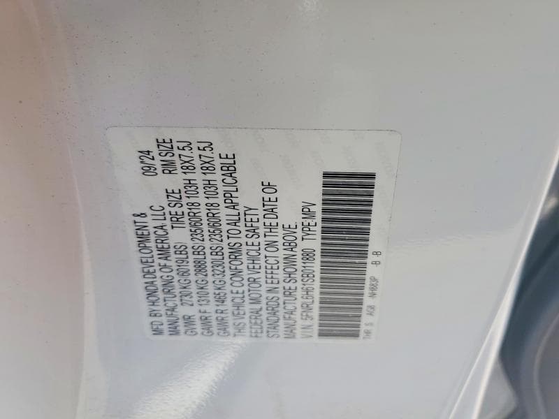 2025 HONDA ODYSSEY EXL EXL 13