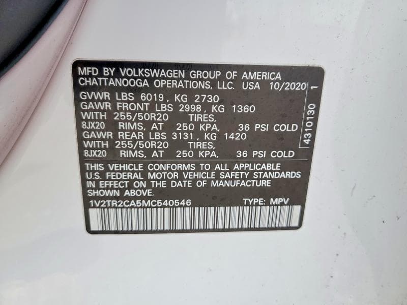 2021 VOLKSWAGEN ATLAS SEL PREMIUM SEL PREMIUM 13