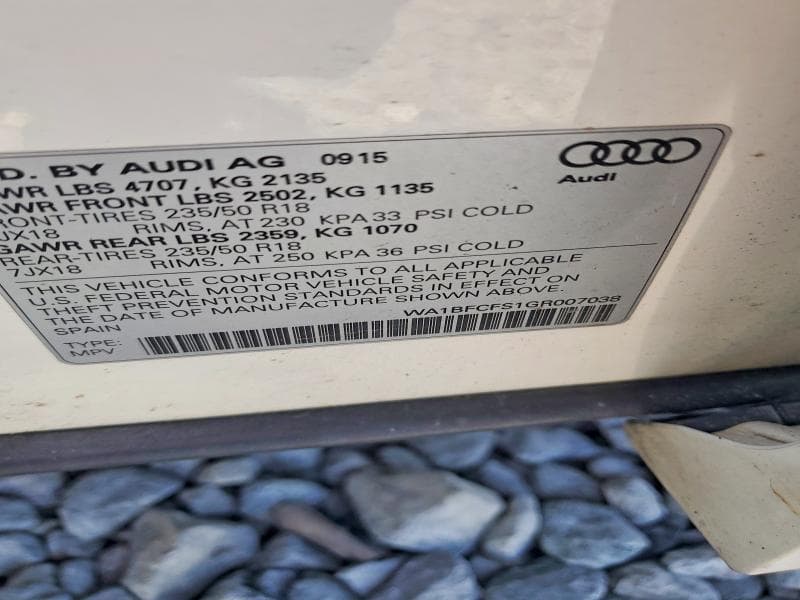 2016 AUDI Q3 PREMIUM PLUS 13
