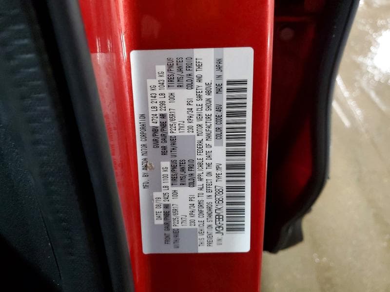 2019 MAZDA CX-5 SPORT 12