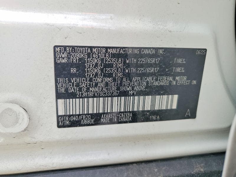2025 TOYOTA RAV4 LE 13