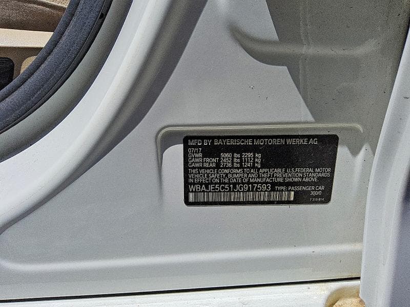2018 BMW 540 I 13