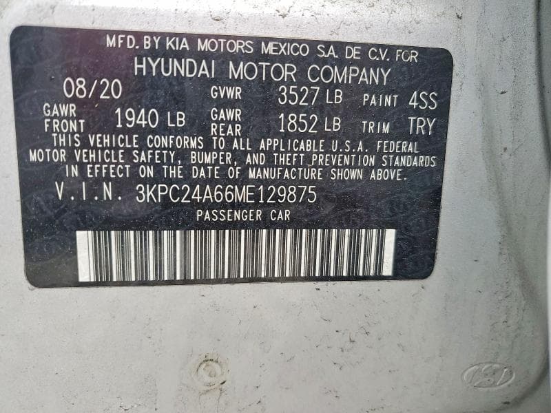 2021 HYUNDAI ACCENT SE SE 13