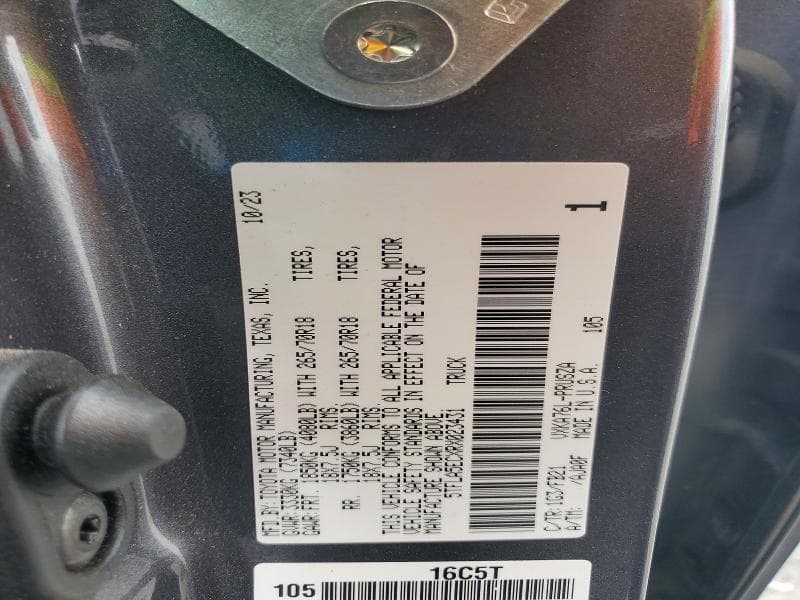 2024 TOYOTA TUNDRA SR5 SR5 12