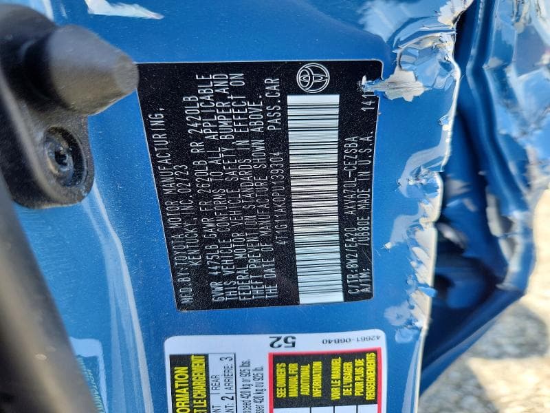 2023 TOYOTA CAMRY SE SE 12