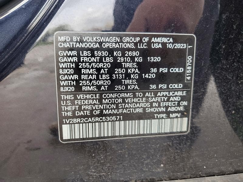 2024 VOLKSWAGEN ATLAS SEL 14