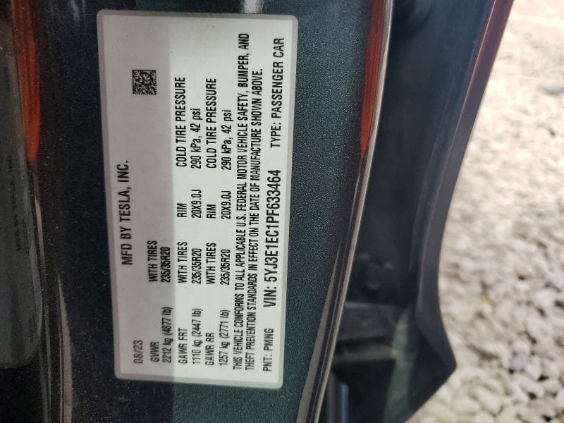 2023 TESLA MODEL 3 12