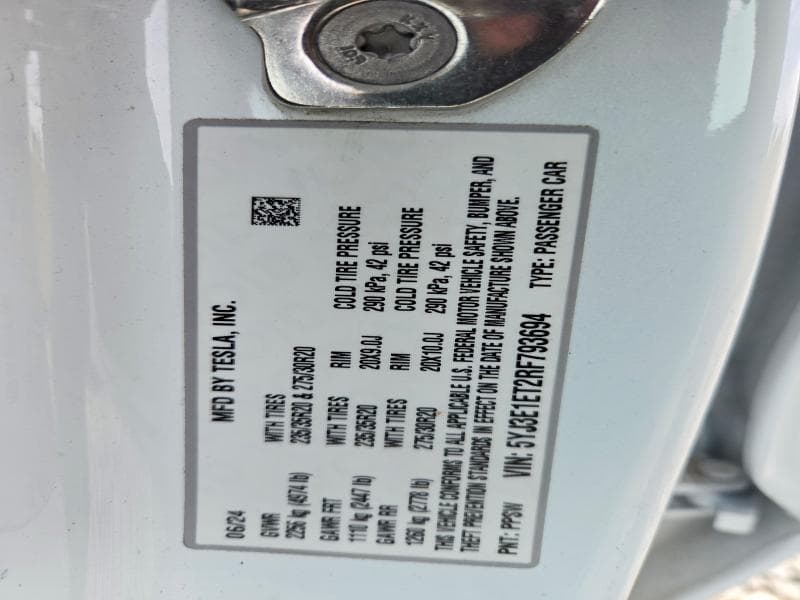 2024 TESLA MODEL 3 12