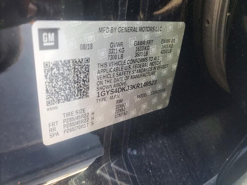 2019 CADILLAC ESCALADE PLATINUM PLATINUM 13