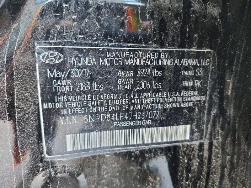 2018 HYUNDAI ELANTRA SEL 12