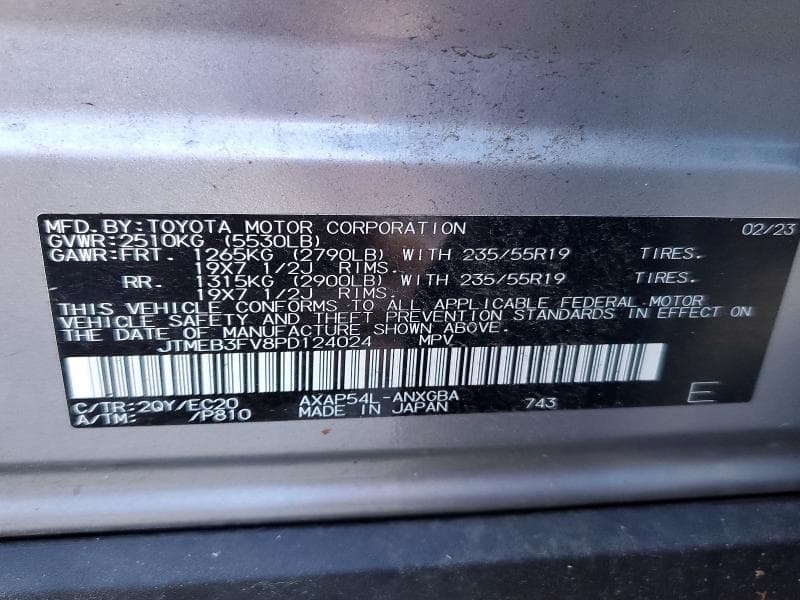 2023 TOYOTA RAV4 PRIME XSE XSE 13