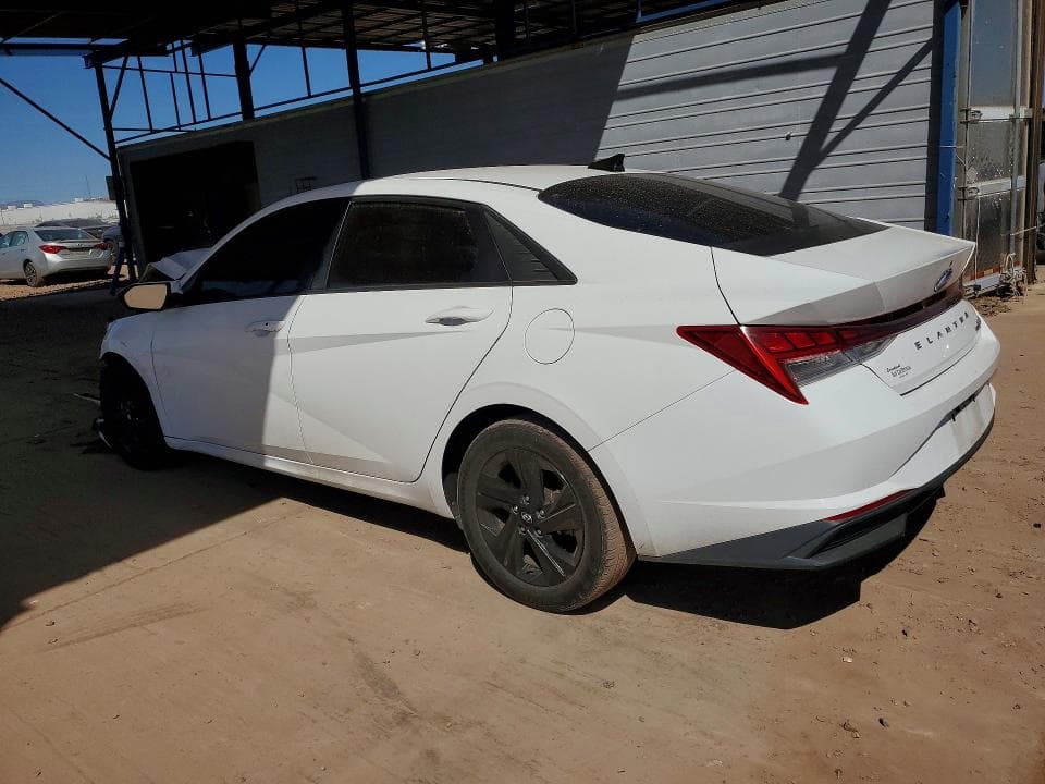 2021 HYUNDAI ELANTRA HYBRID BLUE 2