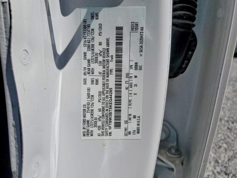 2019 FORD F350 SUPER DUTY 13