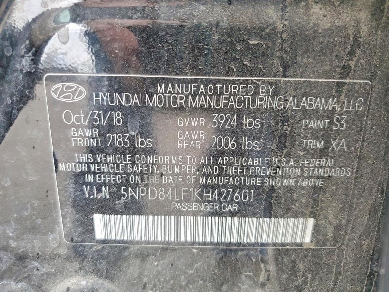 2019 HYUNDAI ELANTRA VALUE EDITION 12