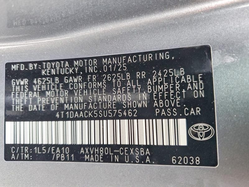 2025 TOYOTA CAMRY SE 13
