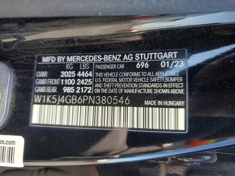 2023 MERCEDES-BENZ CLA 250 12