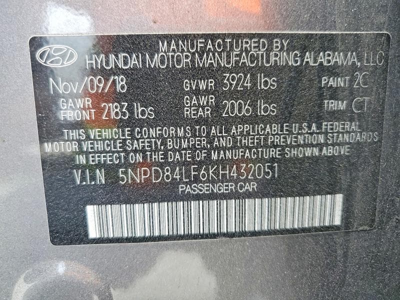 2019 HYUNDAI ELANTRA SEL 13