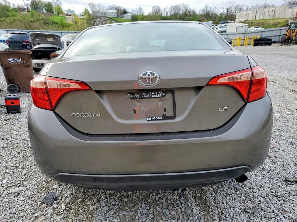 2018 TOYOTA COROLLA LE LE 6