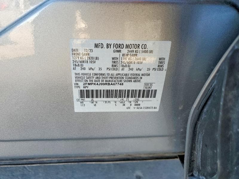 2024 FORD EDGE SEL 14