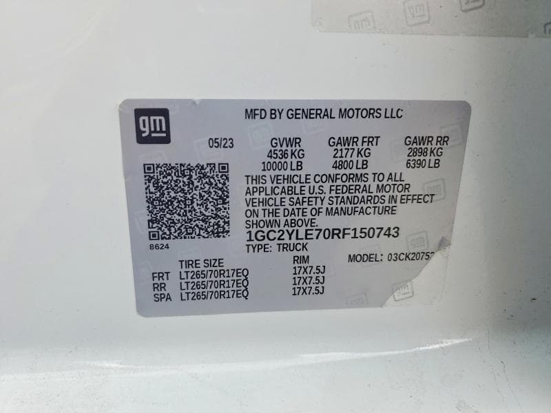2024 CHEVROLET SILVERADO K2500 HEAVY DUTY 13