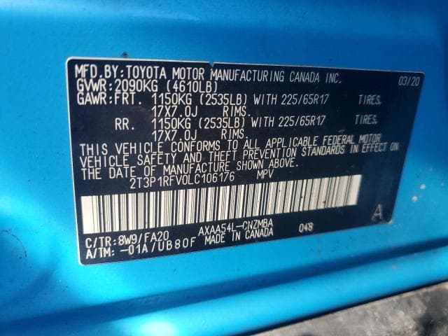 2020 TOYOTA RAV4 XLE XLE 13