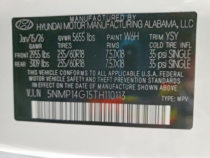 2026 HYUNDAI SANTA FE SE 13