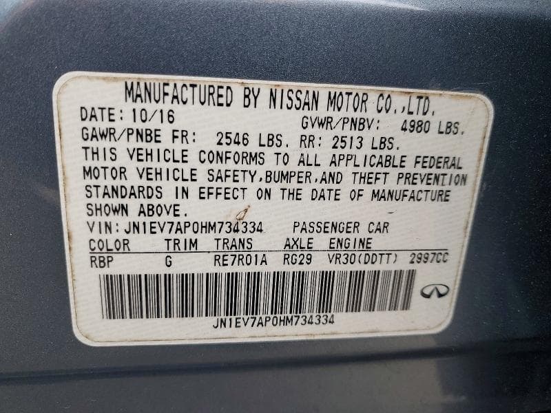 2017 INFINITI Q50 3.0T PREMIUM 3.0T PREMIUM 13