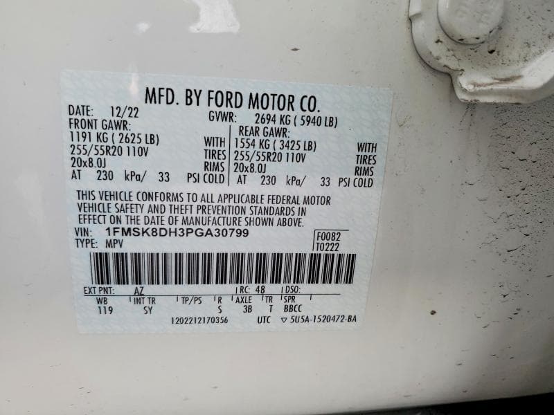 2023 FORD EXPLORER XLT 14