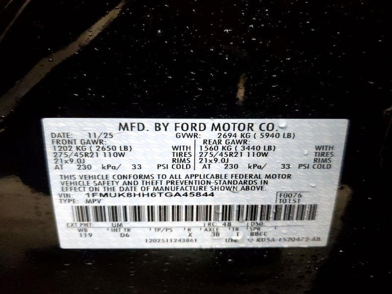 2026 FORD EXPLORER PLATINUM PLATINUM 14