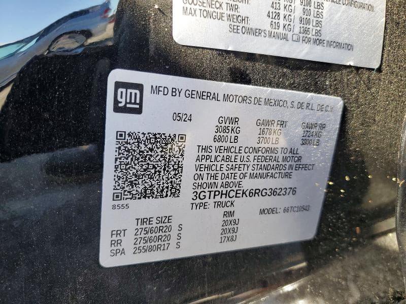 2024 GMC SIERRA C1500 ELEVATION C1500 ELEVATION 12