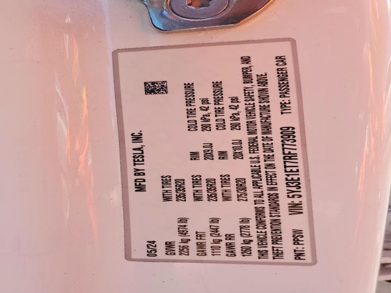 2024 TESLA MODEL 3 12