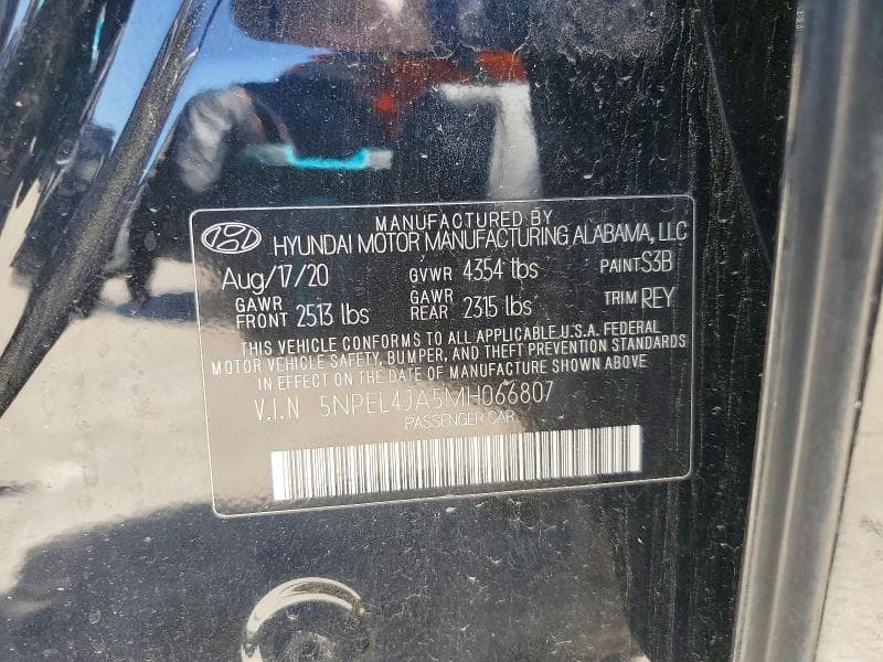 2021 HYUNDAI SONATA SEL 13