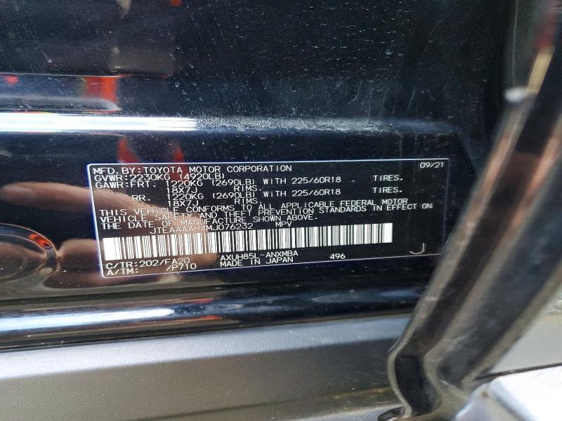 2021 TOYOTA VENZA LE LE 13