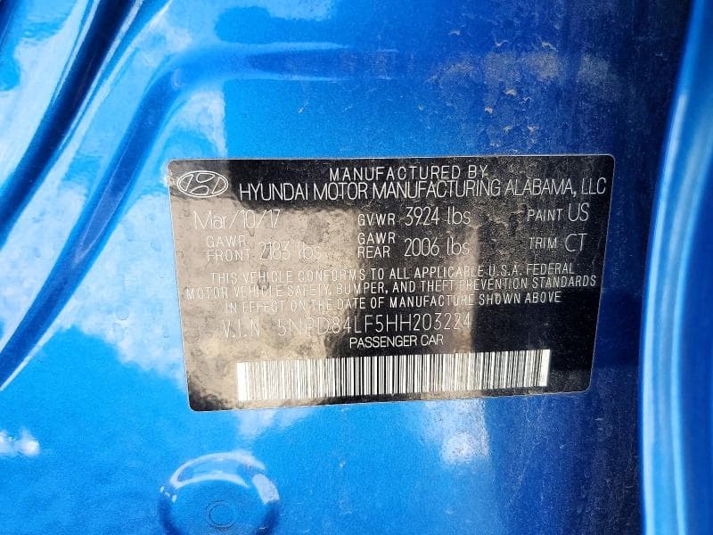 2017 HYUNDAI ELANTRA VALUE EDITION VALUE EDITION 12